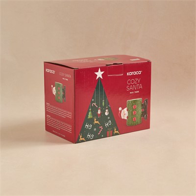 Karaca New Year Yılbaşı Cozy Santa Kupa 410 ml