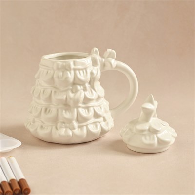 Karaca New Year Yılbaşı Dıy Pinetree Kupa Seti 550 ml