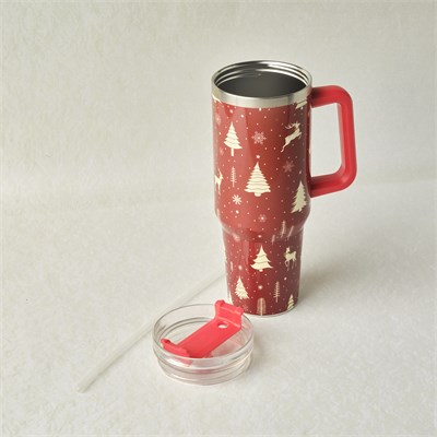 Karaca New Year Yılbaşı Forstar Pipetli Çelik Termos 1200 ml