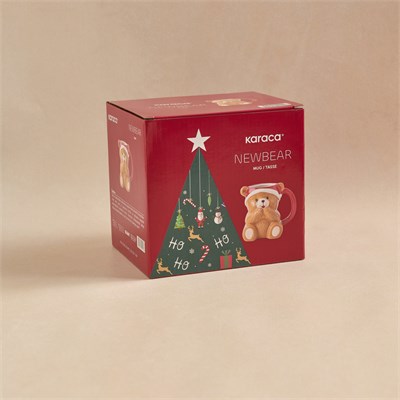 Karaca New Year Yılbaşı New Bear Kupa 450 ml
