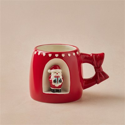 Karaca New Year Yılbaşı Santa Globe Kupa 560 ml