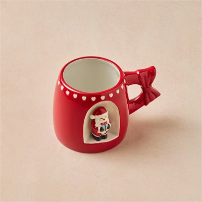 Karaca New Year Yılbaşı Santa Globe Kupa 560 ml