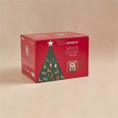 Karaca New Year Yılbaşı Santa Globe Kupa 560 ml