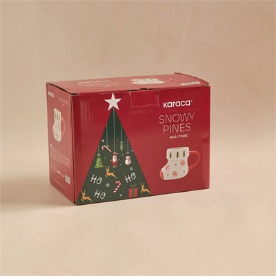 Karaca New Year Yılbaşı Snowy Pines Kupa 420 ml