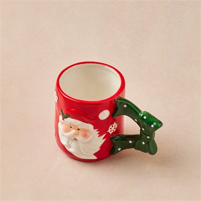 Karaca New Year Yılbaşı Snowy Santa  Kupa 430 ml