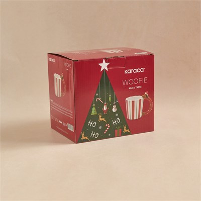 Karaca New Year Yılbaşı Woofie Kupa 500 ml