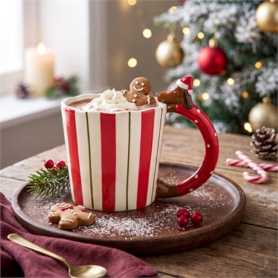 Karaca New Year Yılbaşı Woofie Kupa 500 ml