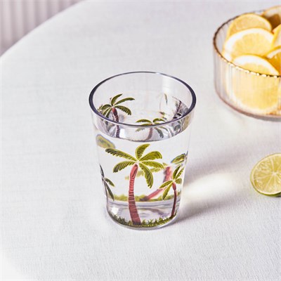 Karaca Palmera Akrilik Su Bardağı 430 ml Şeffaf