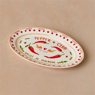 Karaca Pepper Club Kayık Tabak 20 cm
