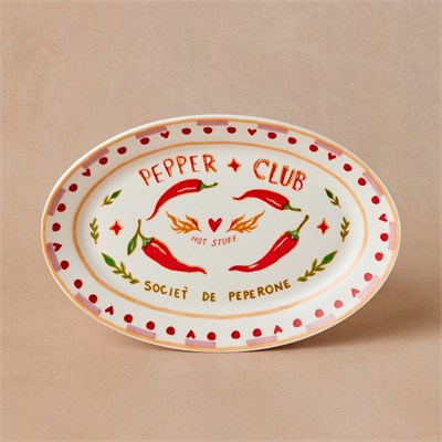 Karaca Pepper Club Kayık Tabak 20 cm
