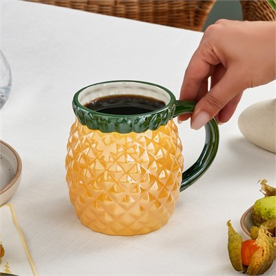 Karaca Pineapple Lüsterli 680 ml Mug