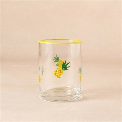 Karaca Pineapple Meşrubat Bardağı 420 ml Sarı