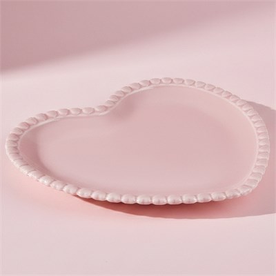 Karaca Pink Love Pasta Tabağı Pembe 21 cm