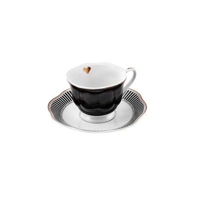 Karaca Piraye 6 Kişilik Kahve Fincan Takımı 80 ml