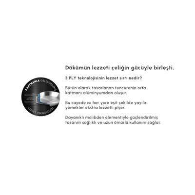 Karaca Power Steel 316+ 3Ply Voyager İndüksiyon Tabanlı 8 Parça Çelik Tencere Seti
