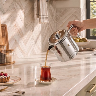 Karaca Powersteel 316+ Imperium Midi Çaydanlık Takımı 1,1L & 1,6L