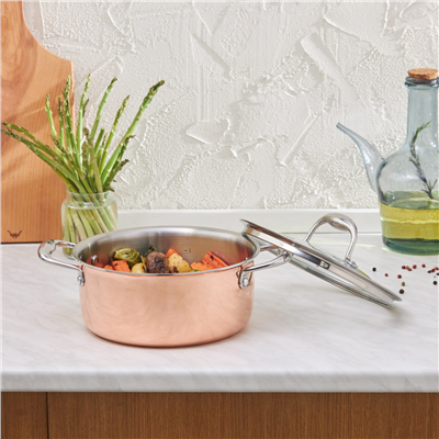 Karaca Powersteel 3Ply 316+ Çelik Mini Tencere Copper
