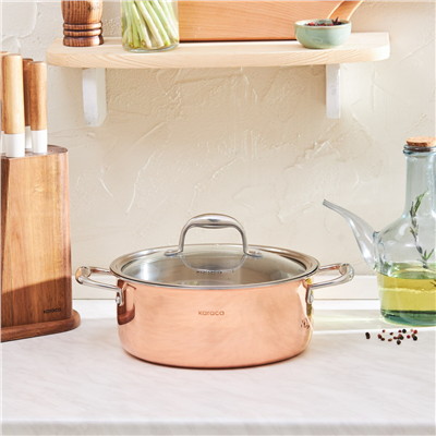 Karaca Powersteel 3Ply 316+ Çelik Mini Tencere Copper