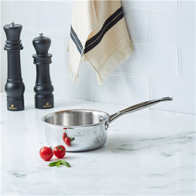 Karaca Powersteel 3Ply 316+ İndüksiyon Tabanlı Çelik Petekli Mini Sütlük/Sosluk
