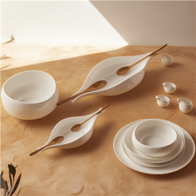 Karaca Red Carpet Earth Collection Clay 55 Parça 12 Kişilik Yemek Takımı