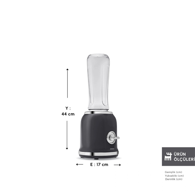 Karaca Retro Personal Kişisel Smoothie Blender