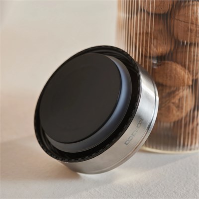 Karaca Ripple Inox Cam Saklama Kabı 1300 ml