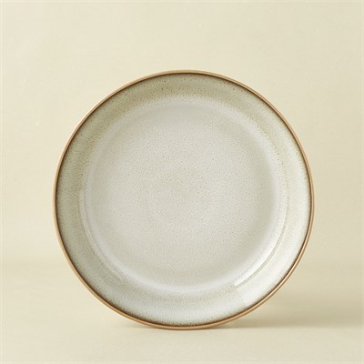 Karaca Rixton Bej Reaktif Çukur Tabak 22  cm