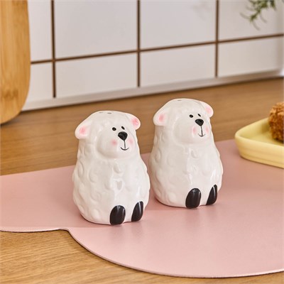 Karaca Sheepy Tuzluk ve Biberlik Beyaz