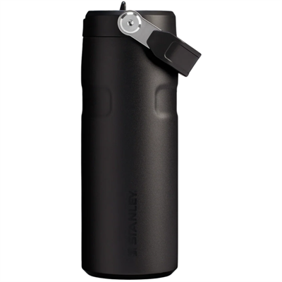 Karaca Stanley The IceFlow Flip Straw 2.0 Pipetli Termos Bardak 470 Ml Siyah