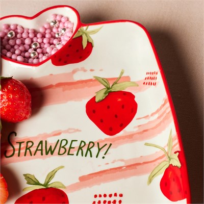 Karaca Strawberry Kalpli Sunumluk 19 cm