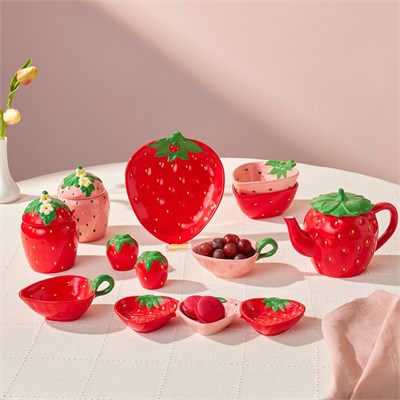 Karaca Strawberry Kase 15 cm Pembe