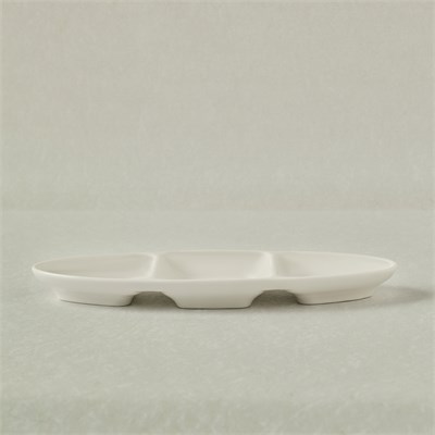 Karaca Stream Basic Line 3 Bölmeli Sunum Tabağı 26 cm