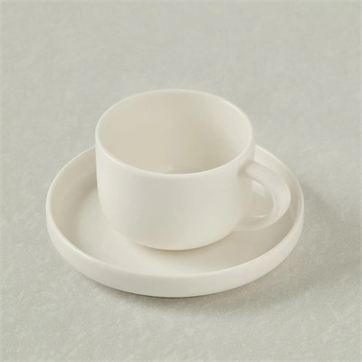 Karaca Stream Basic Line Çay Fincanı ve Tabağı 220 ml