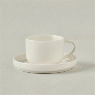 Karaca Stream Basic Line Çay Fincanı ve Tabağı 220 ml