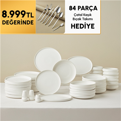 Karaca Stream Bone New Sunset V2 53 Parça 12 Kişilik Yemek Takımı