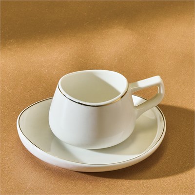 Karaca Streamline Hole 6 Kişilik Kahve Fincan Takımı 80 ml