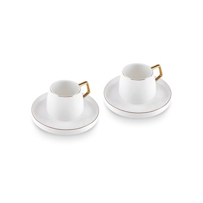 Karaca Streamline Saturn 2 Kişilik Çay Fincan Takımı 220 ml