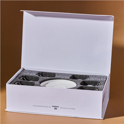 Karaca Streamline Saturn 6 Kişilik Kahve Fincan Takımı 100 ml