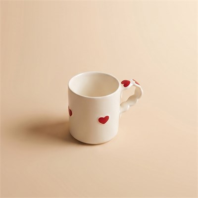 Karaca Sweetheart Beyaz Kupa 480 ml