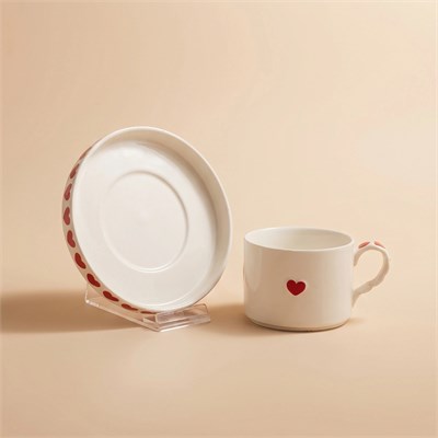 Karaca Sweetheart Çay Fincan Takımı Beyaz 195 ml