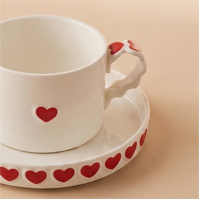 Karaca Sweetheart Çay Fincan Takımı Beyaz 195 ml