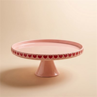 Karaca Sweetheart Kek Standı  Pembe 27 cm