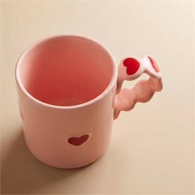 Karaca Sweetheart Kupa Pembe 480 ml