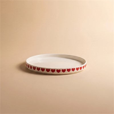 Karaca Sweetheart Pasta Tabağı Beyaz 21,5 cm