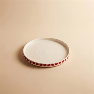 Karaca Sweetheart Pasta Tabağı Beyaz 21,5 cm