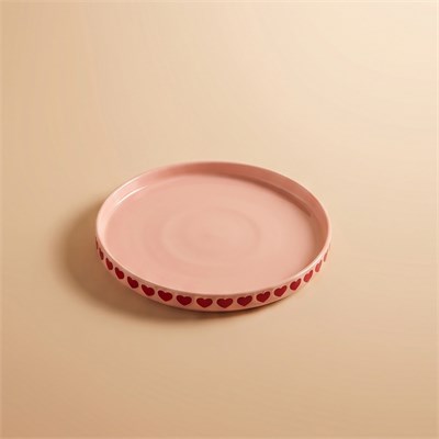 Karaca Sweetheart Pasta Tabağı Pembe 21,5 cm