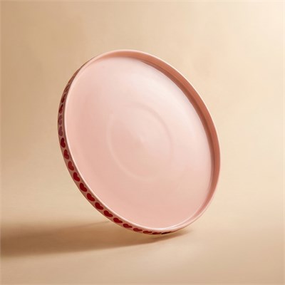 Karaca Sweetheart Servis Tabağı Pembe 27 cm