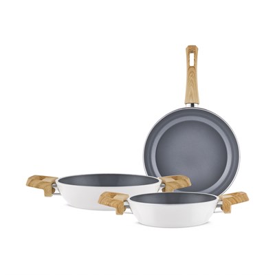 Karaca Swiss Crystal 3 Parça Tava Sahan Seti Creamy