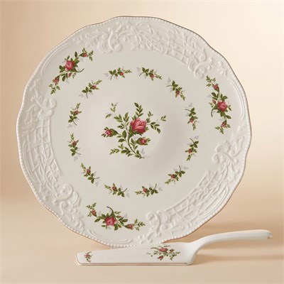 Karaca Vintage Rose Ayaklı Kek Standı 30 cm