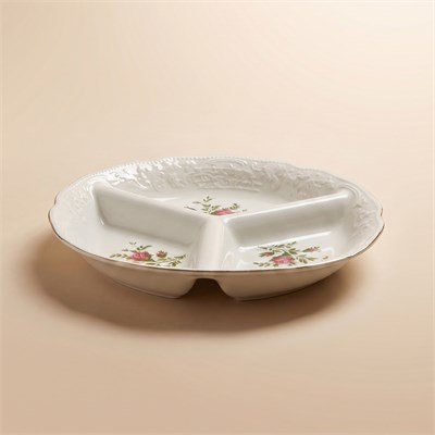 Karaca Vintage Rose Bölmeli Sunumluk 25 cm